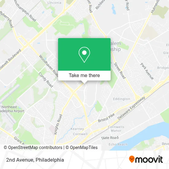 2nd Ave map