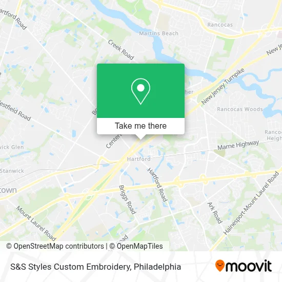 S&S Styles Custom Embroidery map