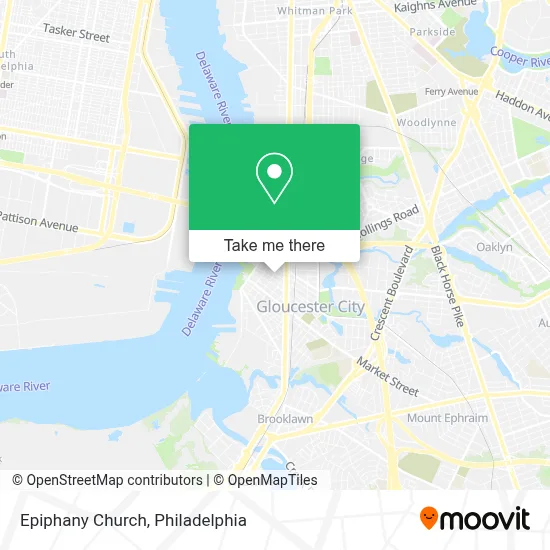 Epiphany Church map