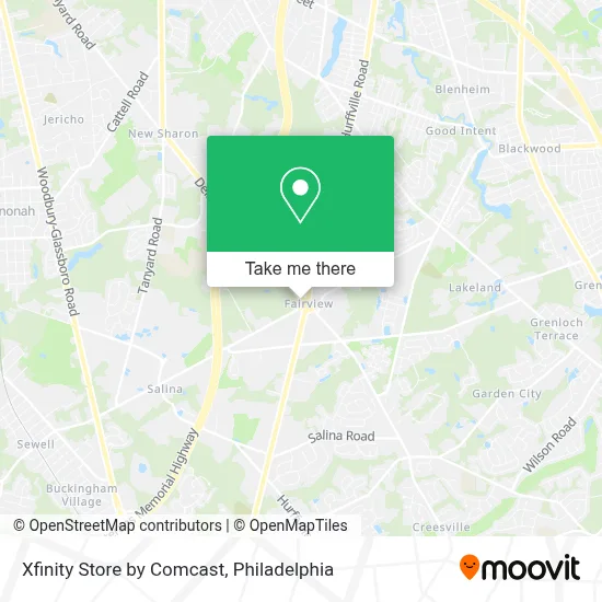 Xfinity Store by Comcast map