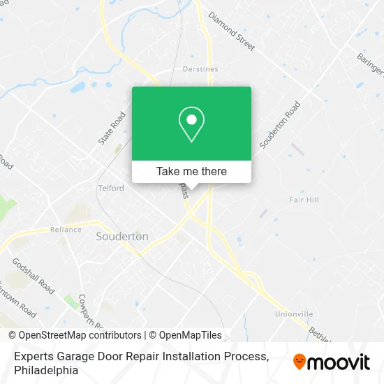 Experts Garage Door Repair Installation Process map