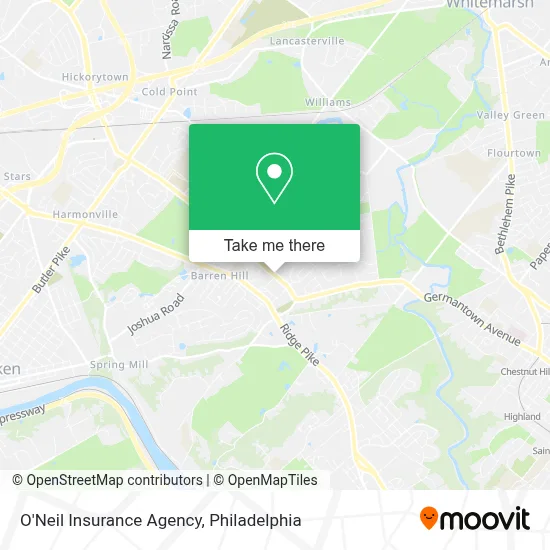 O'Neil Insurance Agency map