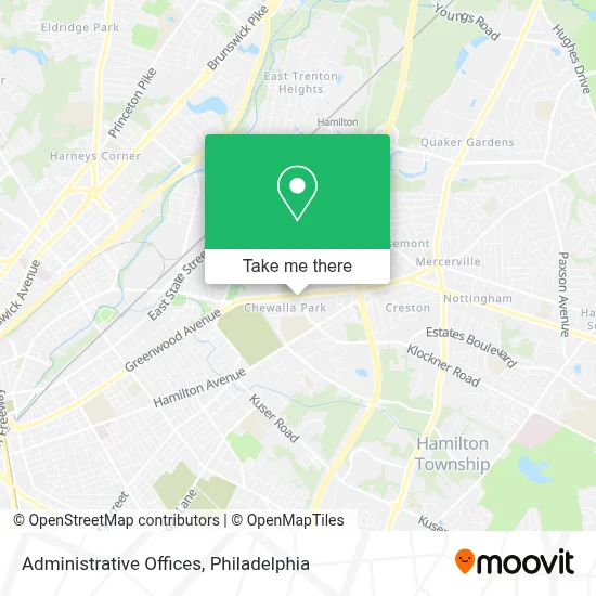 Administrative Offices map