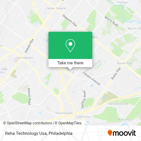 Reha Technology Usa map
