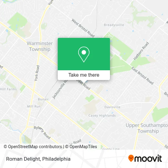 Roman Delight map