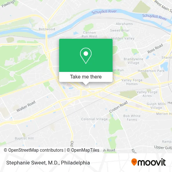 Stephanie Sweet, M.D. map