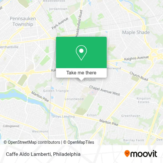 Caffe Aldo Lamberti map