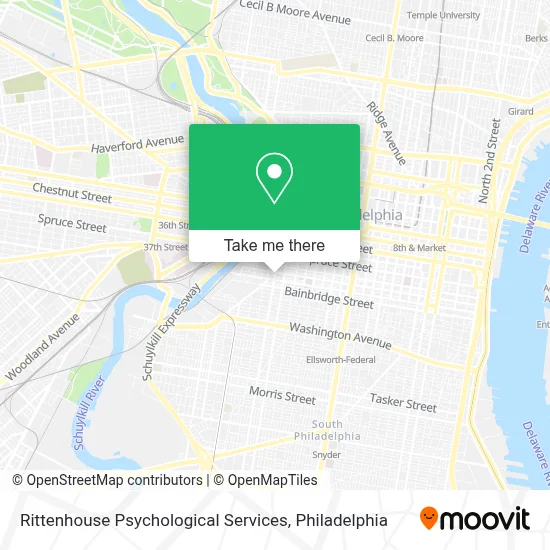 Rittenhouse Psychological Services map