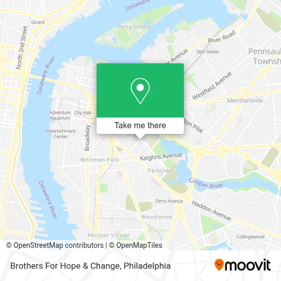 Brothers For Hope & Change map