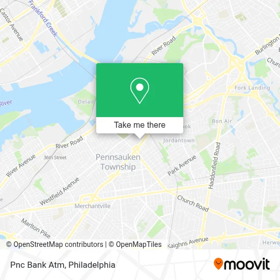 Pnc Bank Atm map