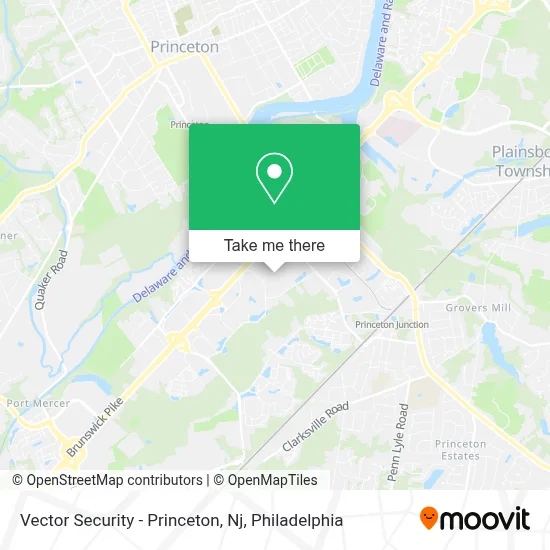 Vector Security - Princeton, Nj map