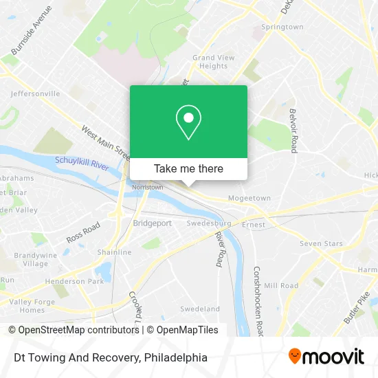 Dt Towing And Recovery map