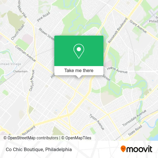 Co Chic Boutique map