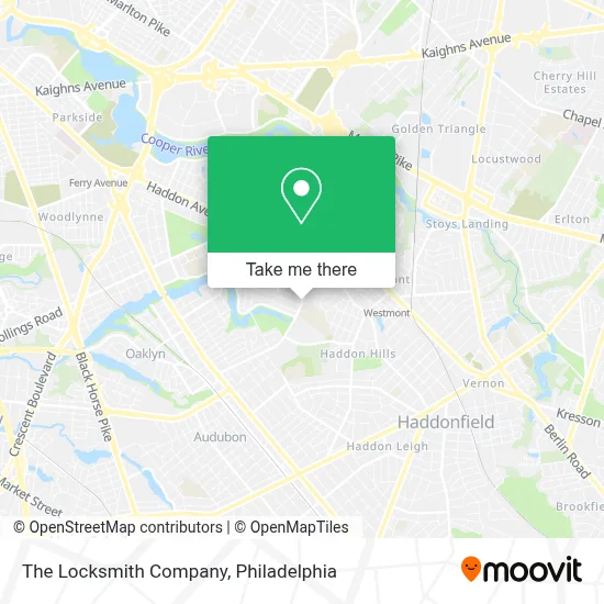 The Locksmith Company map