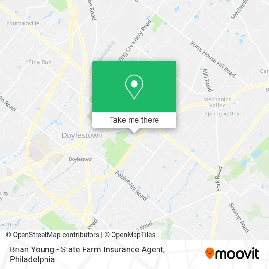 Brian Young - State Farm Insurance Agent map