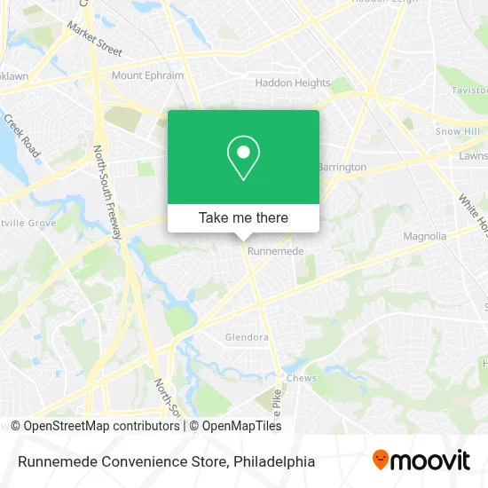 Runnemede Convenience Store map