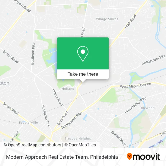 Modern Approach Real Estate Team map