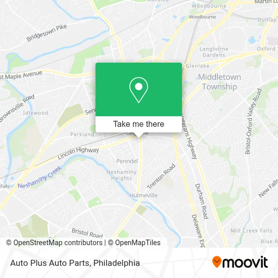 Auto Plus Auto Parts map