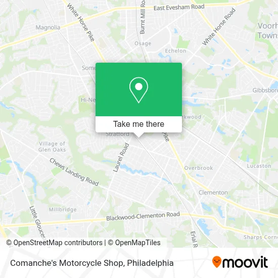 Comanche's Motorcycle Shop map