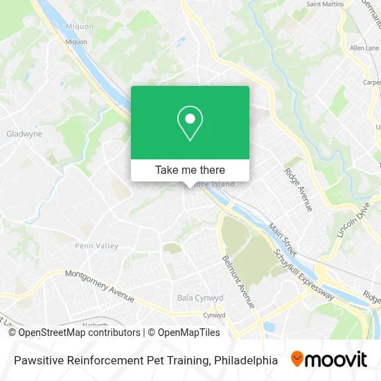 Pawsitive Reinforcement Pet Training map