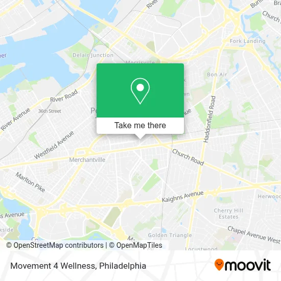 Movement 4 Wellness map