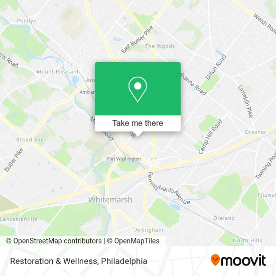 Restoration & Wellness map