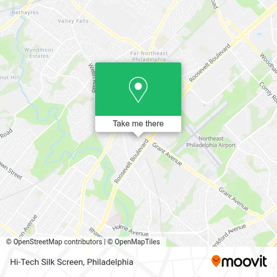 Hi-Tech Silk Screen map