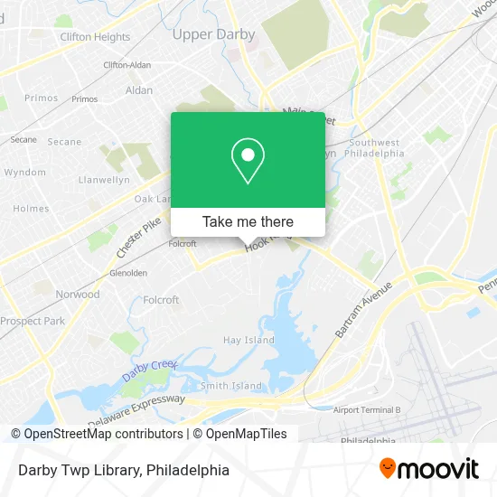 Darby Twp Library map