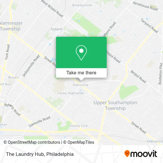 The Laundry Hub map