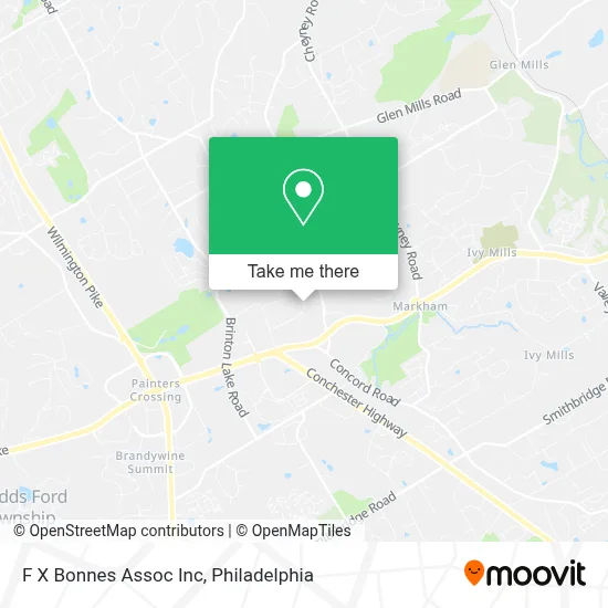 F X Bonnes Assoc Inc map
