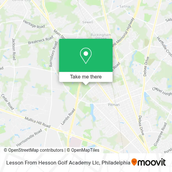 Lesson From Hesson Golf Academy Llc map