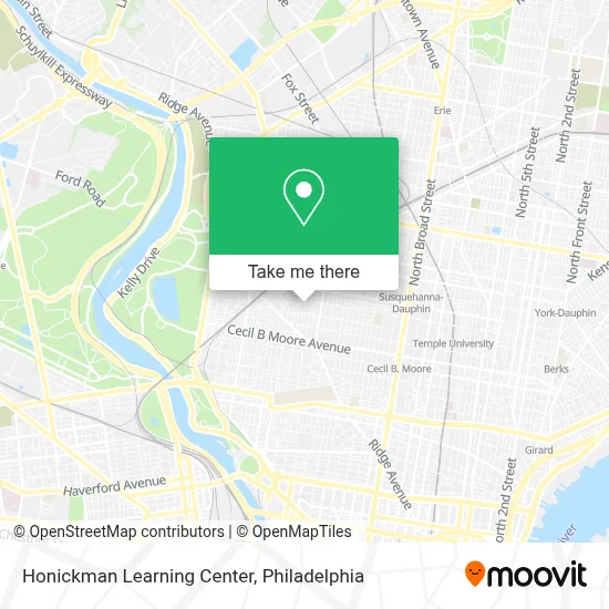 Honickman Learning Center map
