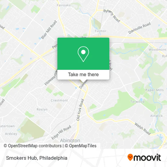 Smokers Hub map