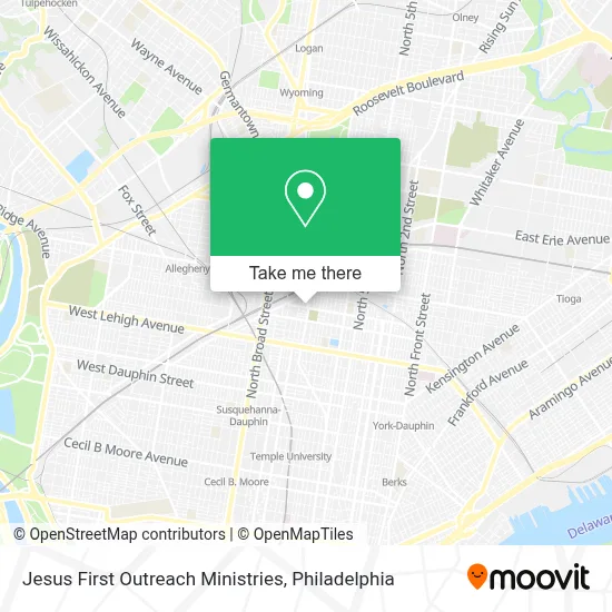 Jesus First Outreach Ministries map