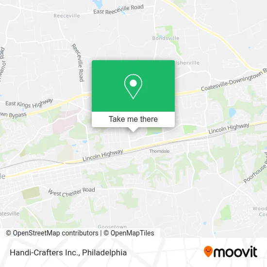 Handi-Crafters Inc. map