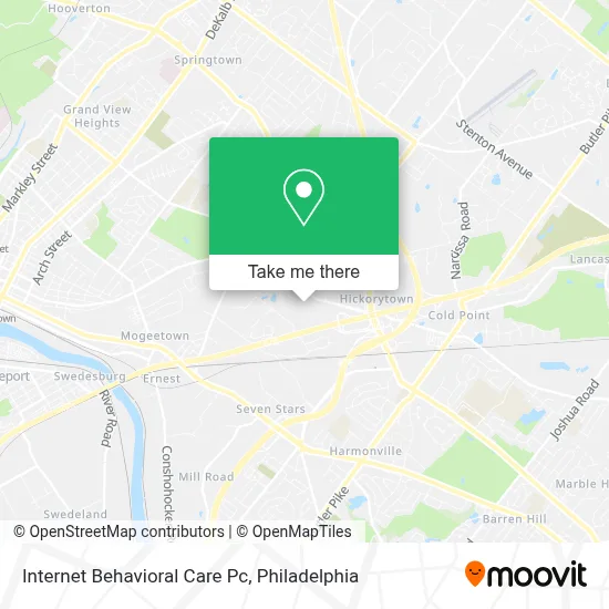 Internet Behavioral Care Pc map