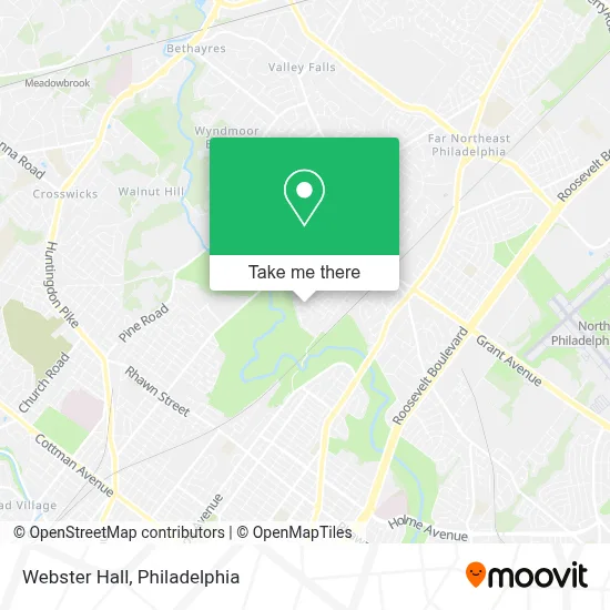 Webster Hall map
