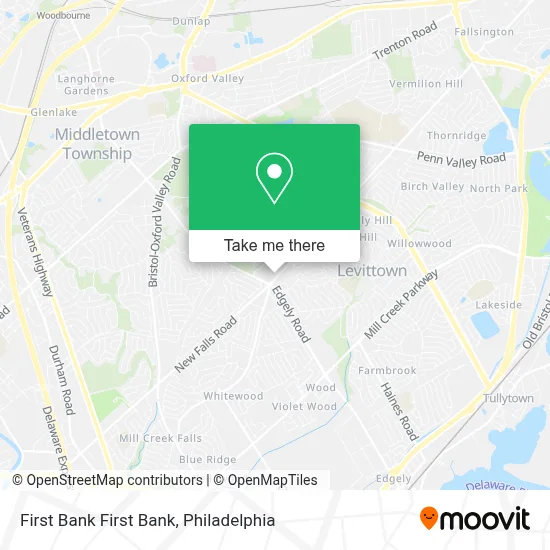 First Bank First Bank map