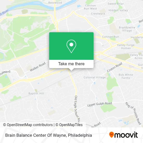 Brain Balance Center Of Wayne map
