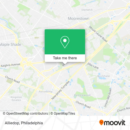 Alliedop map