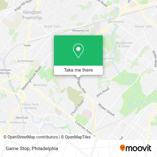 Game Stop map