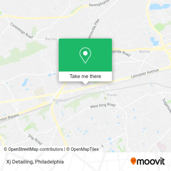 Xj Detailing map