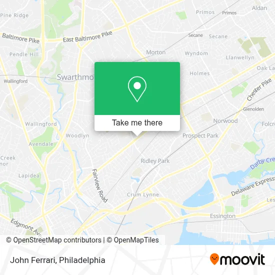John Ferrari map