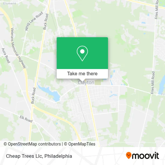 Cheap Trees Llc map