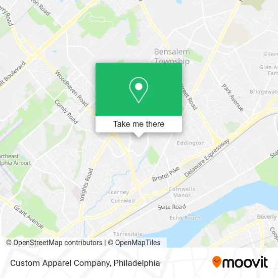 Custom Apparel Company map