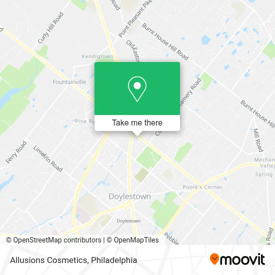 Allusions Cosmetics map
