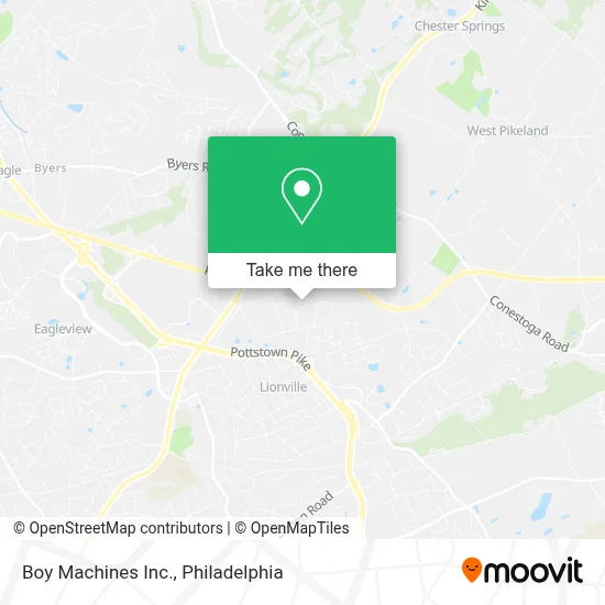 Boy Machines Inc. map
