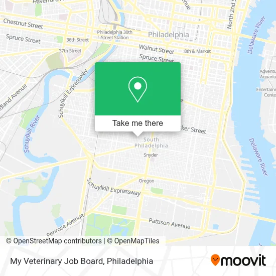 My Veterinary Job Board map