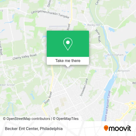 Becker Ent Center map