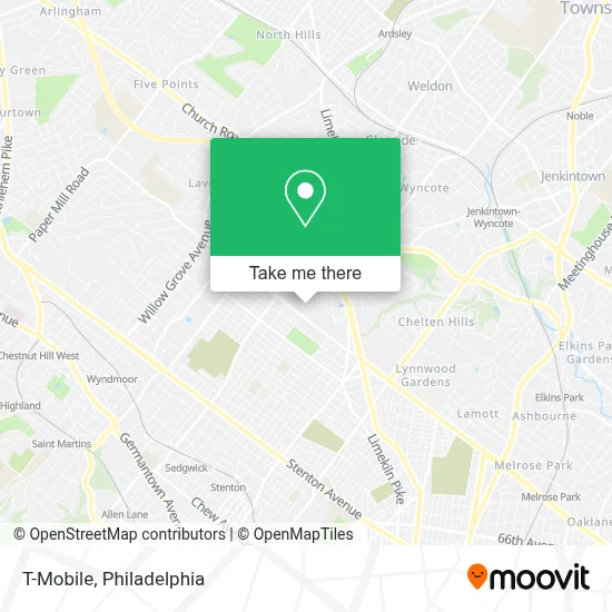 T-Mobile map